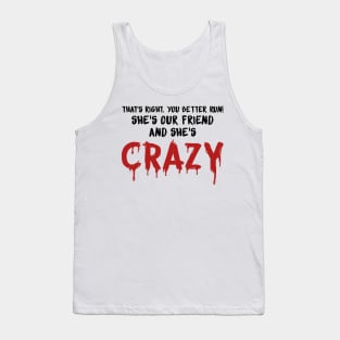 Stranger Things Quote Tank Top